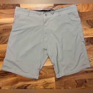KUHL Men’s Stretch Hiking Shorts Size 38 Gray Nylon Blend Outdoor Adventure